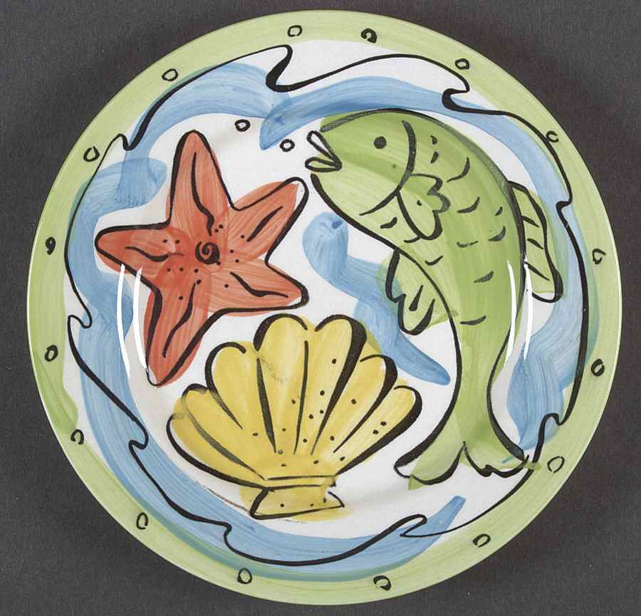 Key West Salad Plate by Sango-1