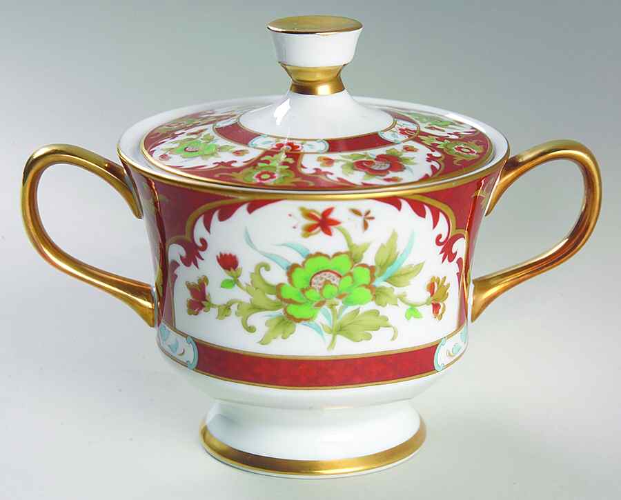 Kyoto Sugar Bowl & Lid by Sango-1
