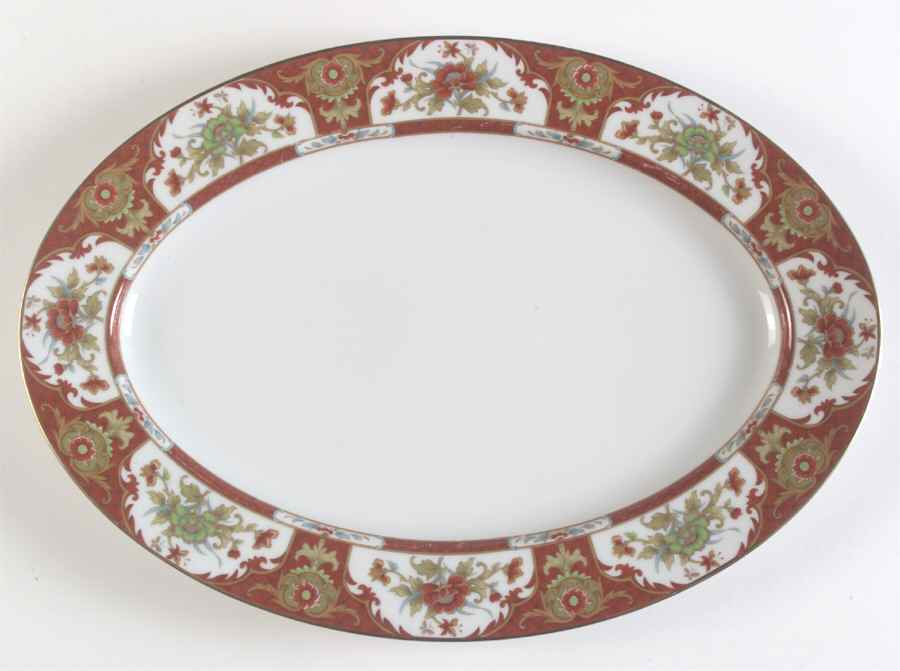 Kyoto 16" Oval Serving Platter by Sango-1