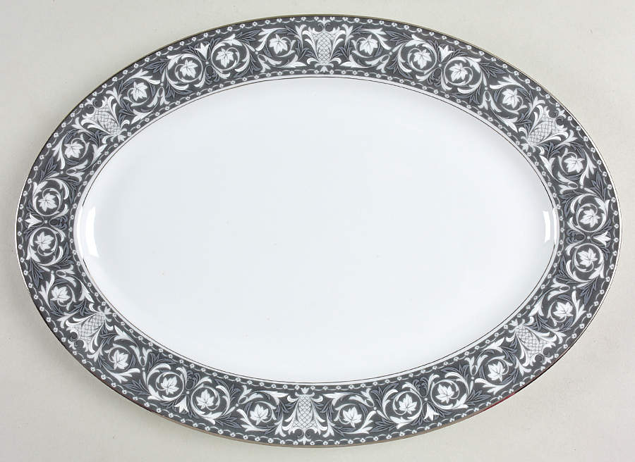La Boheme 12" Oval Serving Platter by Sango-1