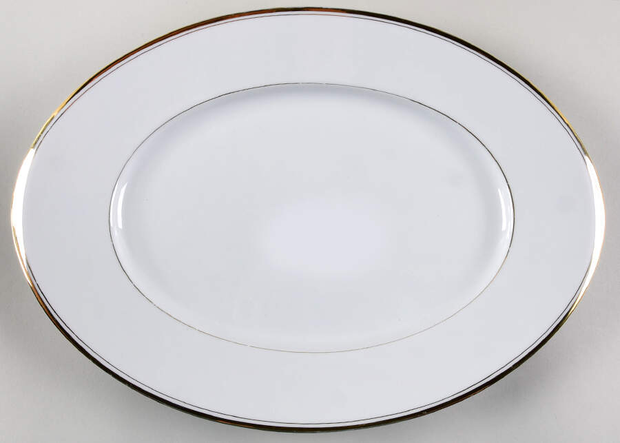 Lance 16" Oval Serving Platter by Sango-1