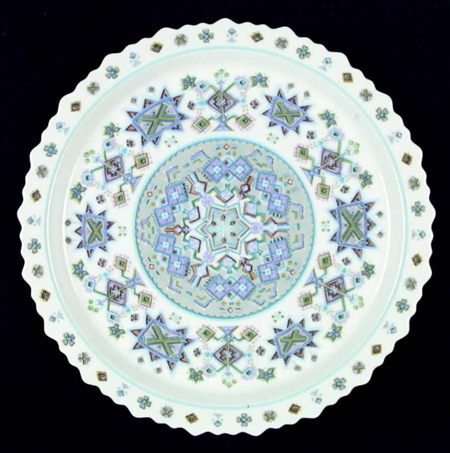 Lapland Blue Dinner Plate by Sango-1