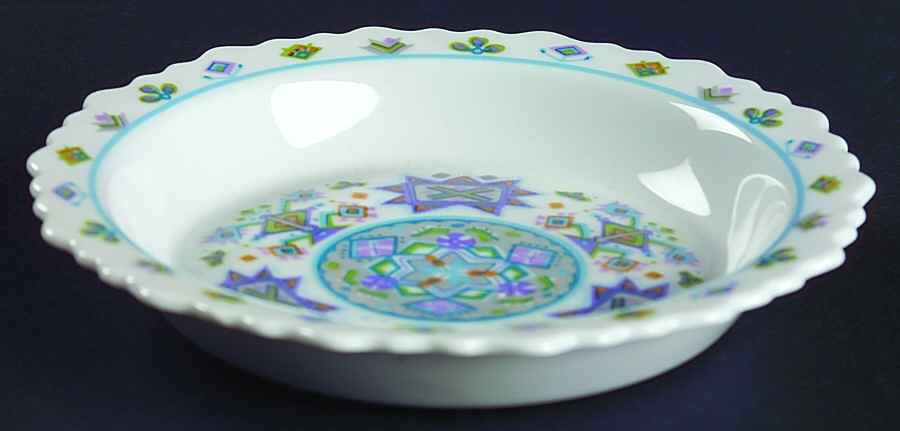 Lapland Blue Rim Fruit/Dessert (Sauce) Bowl by Sango-1