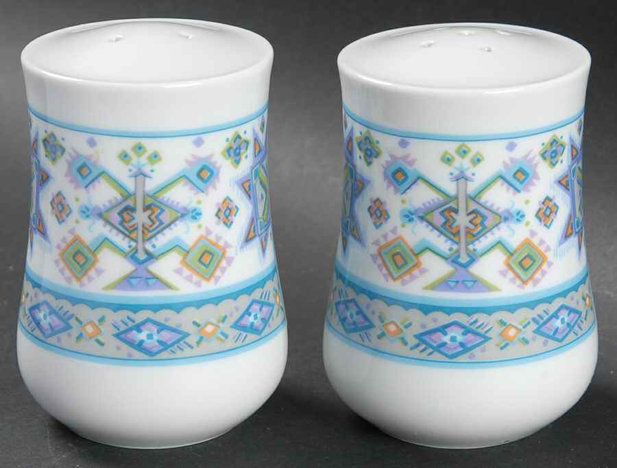 Lapland Blue Salt & Pepper Set by Sango-1