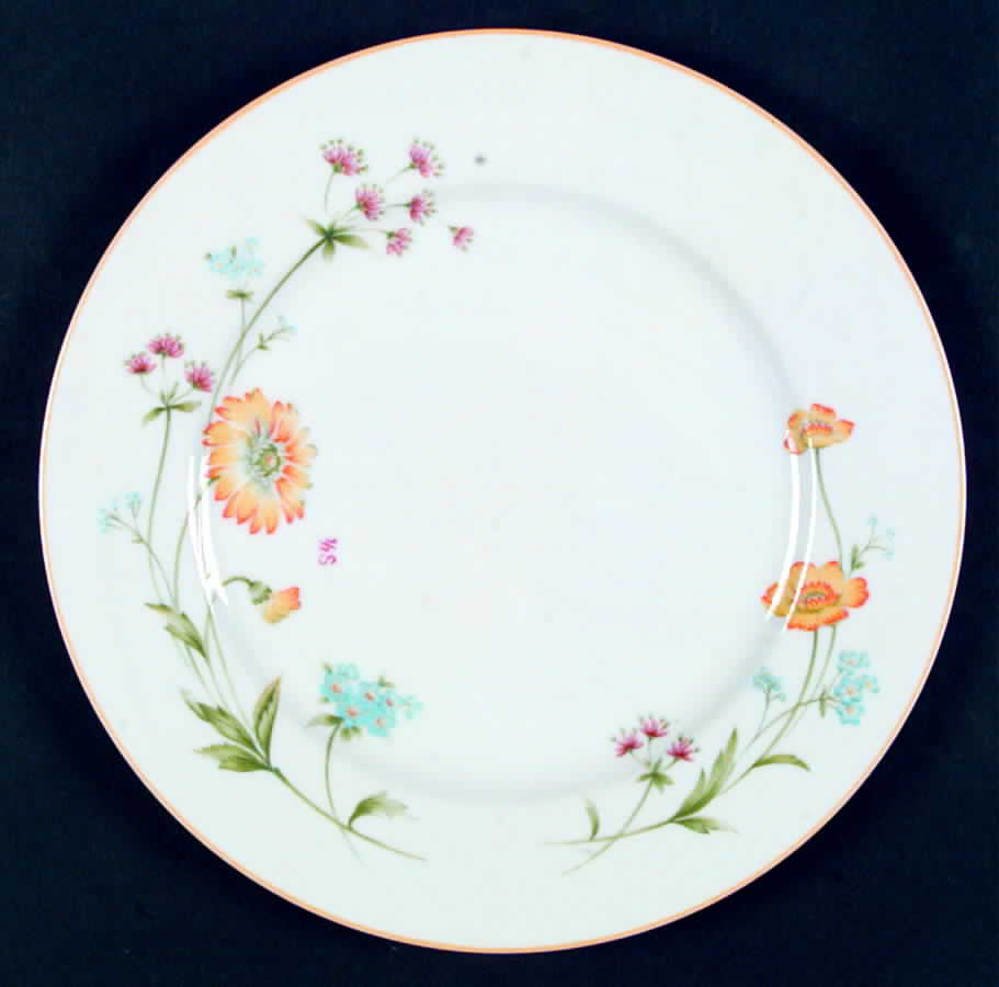 Larchmont (Yellow Flowers) Dinner Plate by Sango-1