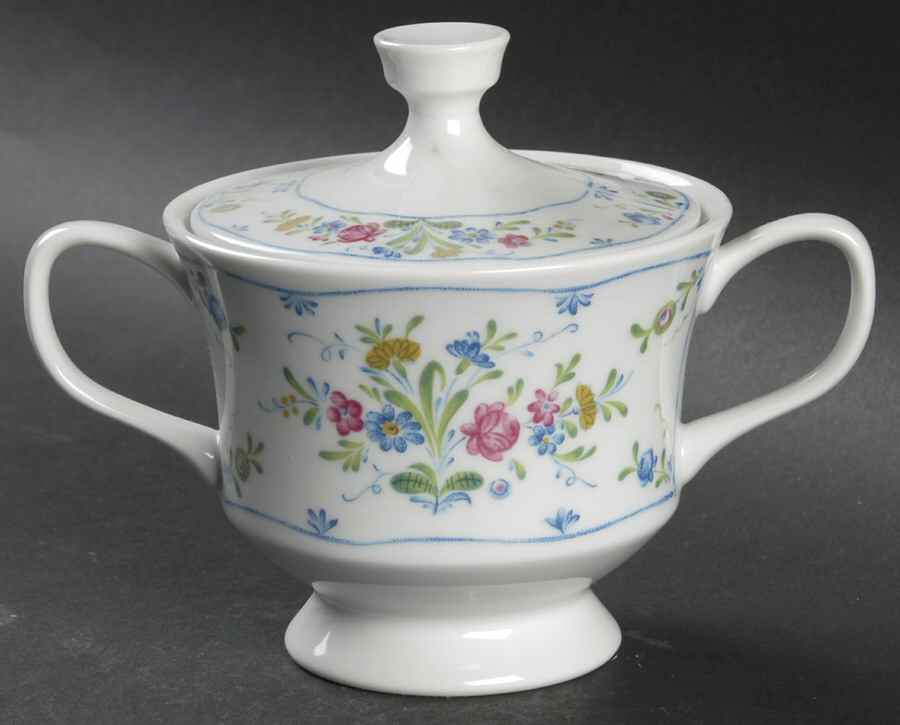 Laurentian Sugar Bowl & Lid by Sango-1