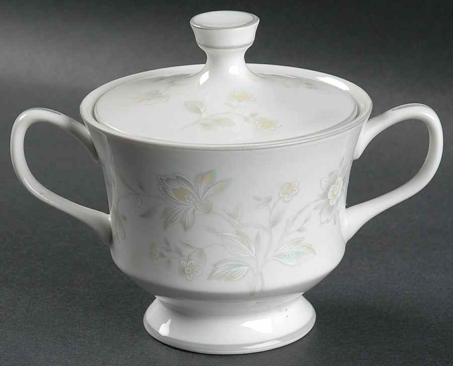Leah Sugar Bowl & Lid by Sango-1