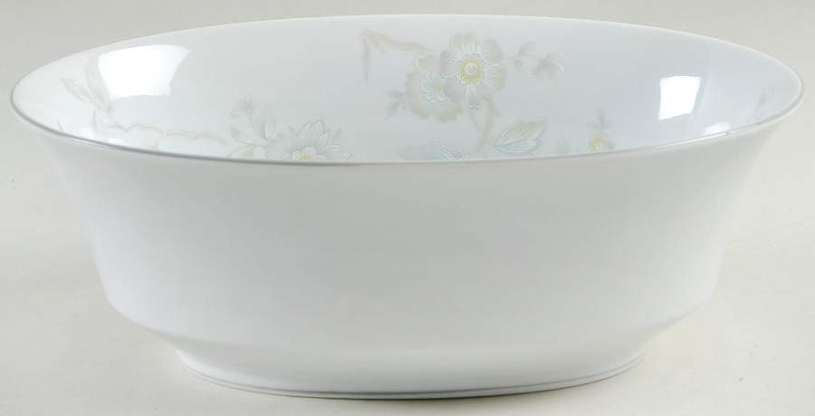 Leah 9" Oval Vegetable Bowl by Sango-1