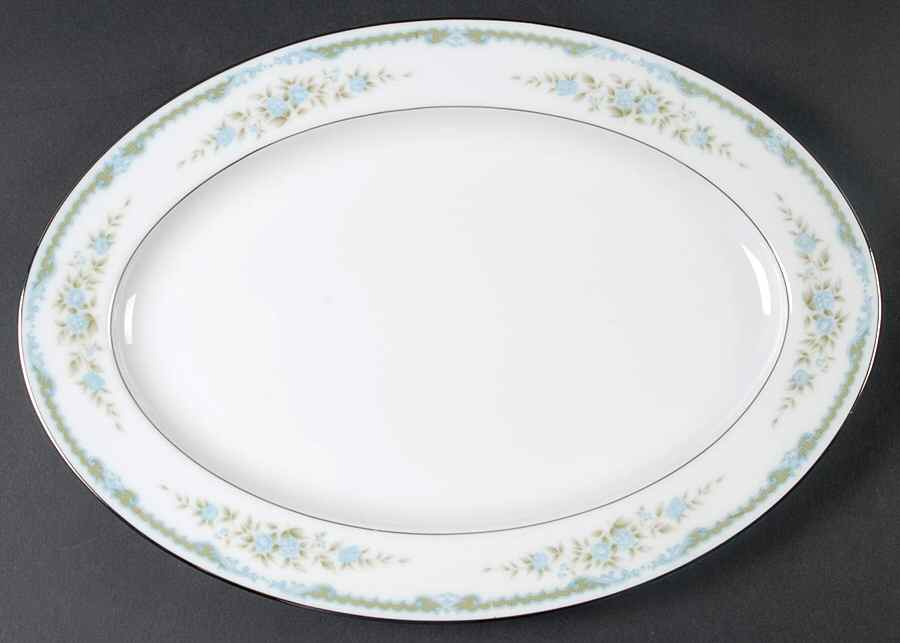 Lexington 14" Oval Serving Platter by Four Crown-1