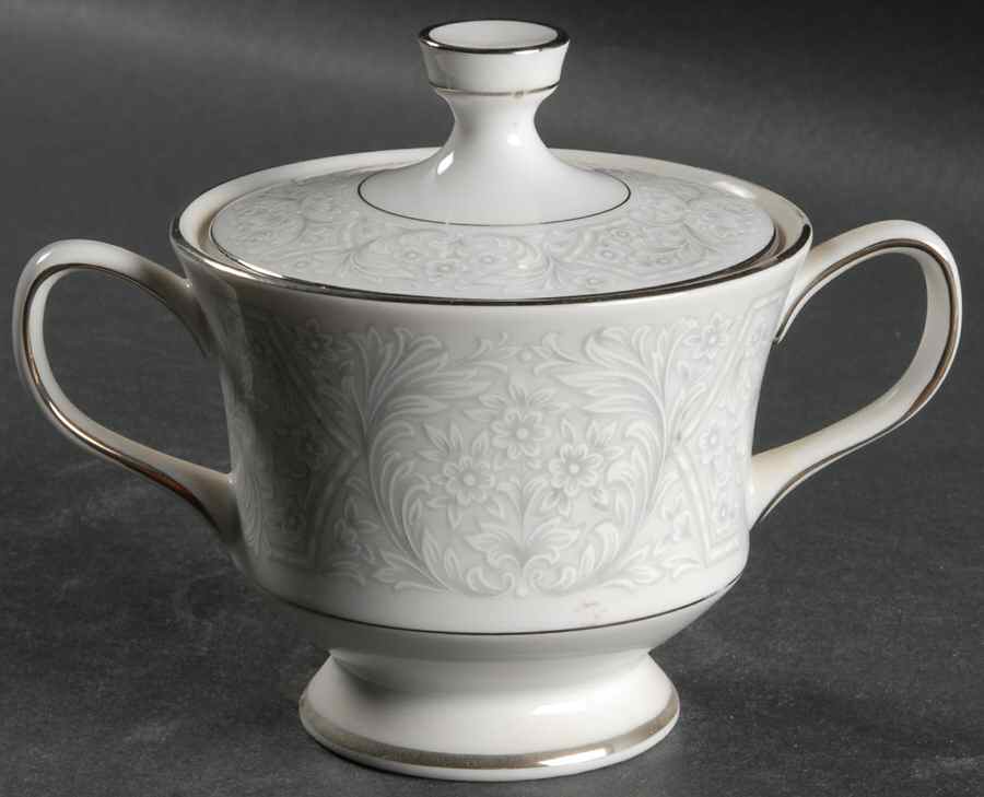 Lisbon Sugar Bowl & Lid by Sango-1