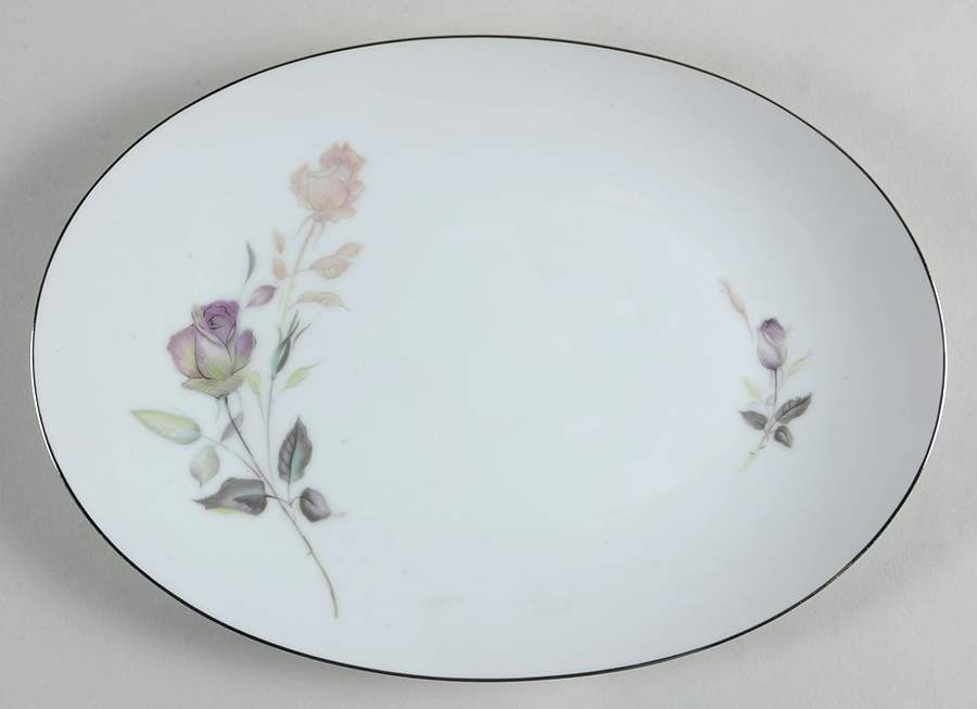 Lori 12" Oval Serving Platter by Sango-1