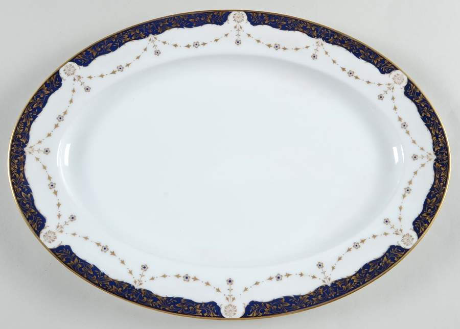 Lycee 14" Oval Serving Platter by Sango-1