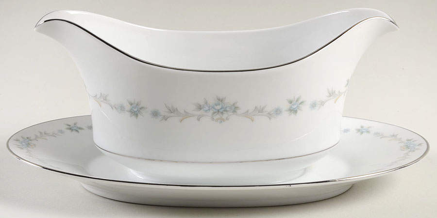 Lynwood Gravy Boat with Attached Underplate by Sango-1