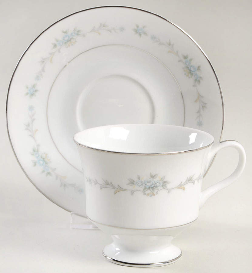 Lynwood Footed Cup & Saucer Set by Sango-1