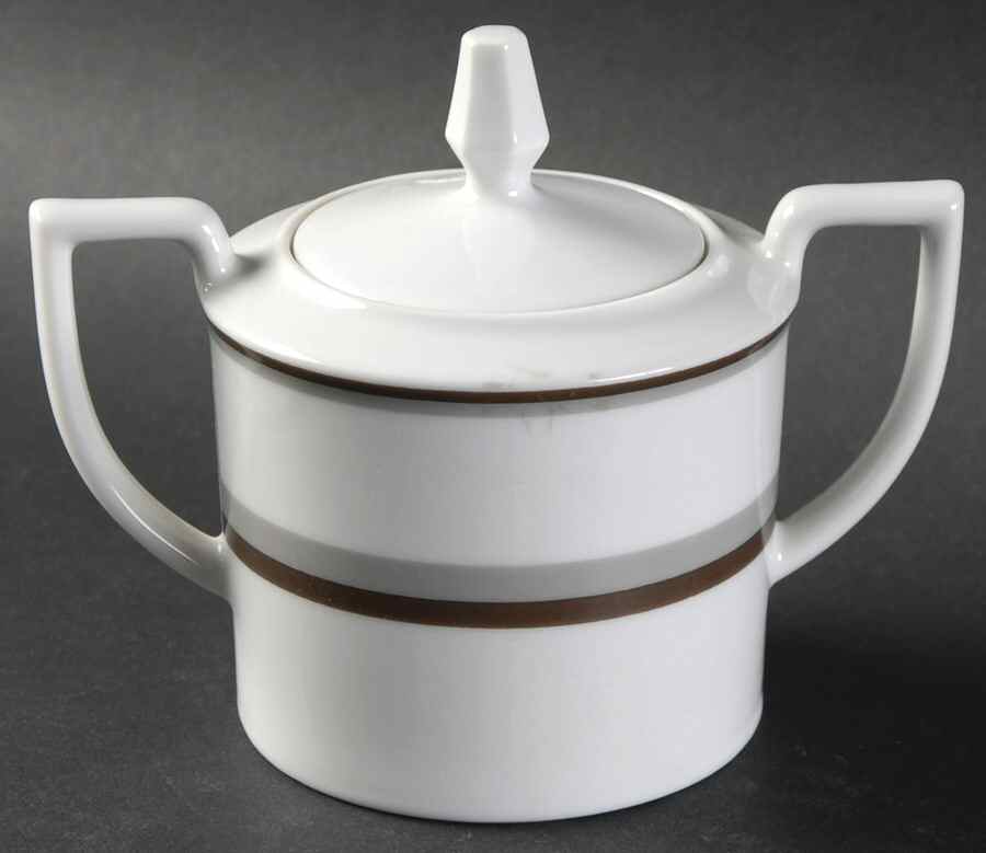 Lyric Sugar Bowl & Lid by Sango-1