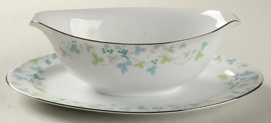 Madeira Gravy Boat with Attached Underplate by Sango-1