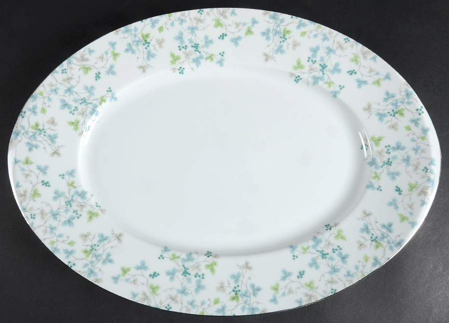 Madeira 16" Oval Serving Platter by Sango-1