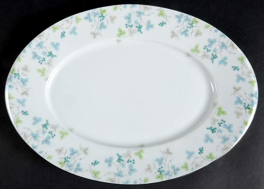 Madeira 12" Oval Serving Platter by Sango-1
