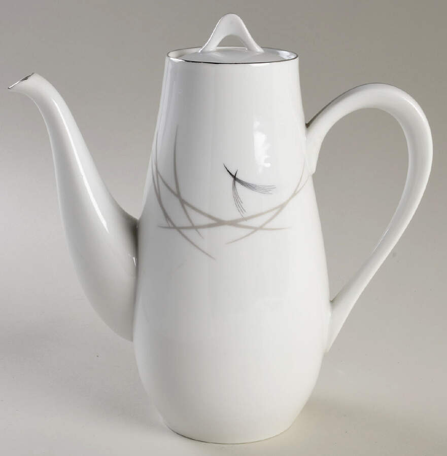 Mardi Gras Coffee Pot & Lid by Sango-1