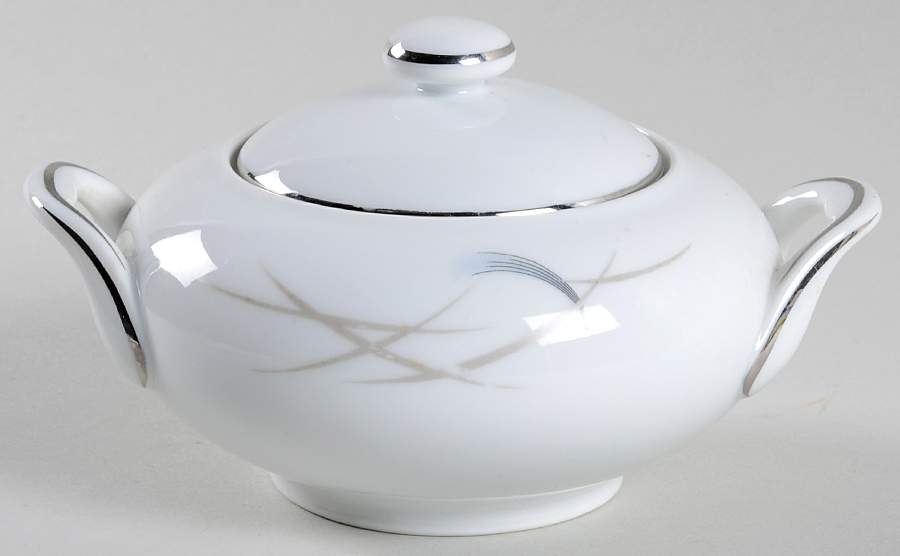 Mardi Gras Sugar Bowl & Lid by Sango-1