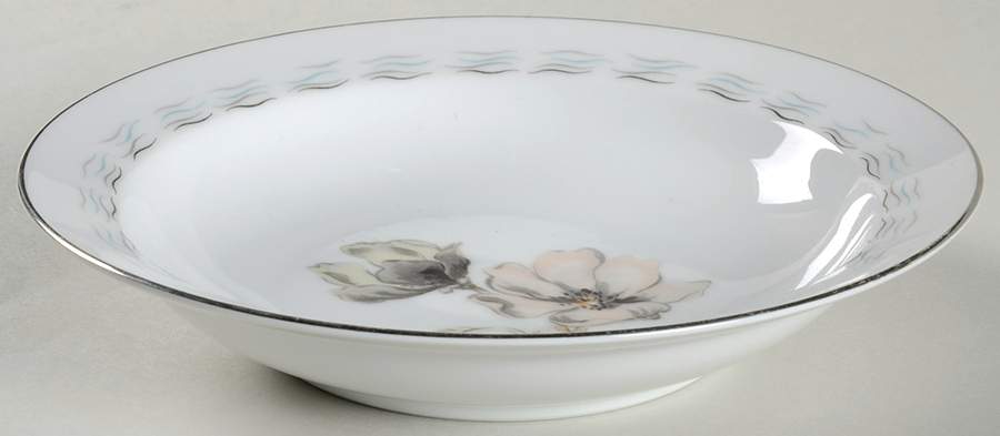 Magnolia Rim Soup Bowl by Sango-1