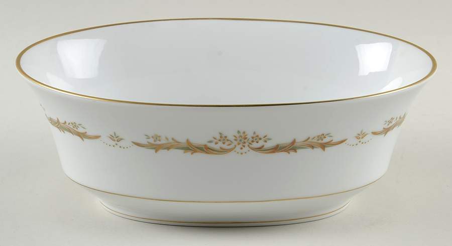 Manchester 9" Oval Vegetable Bowl by Sango-1