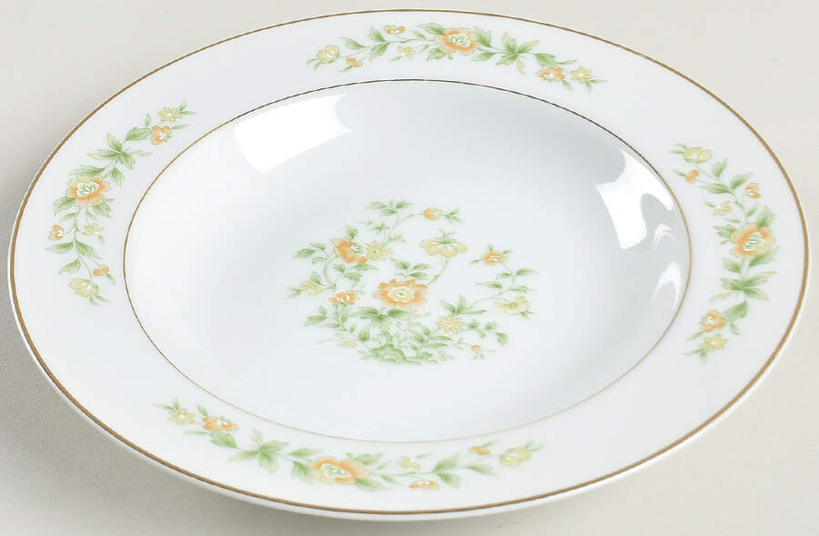 Mandarin Rim Soup Bowl by Sango-1