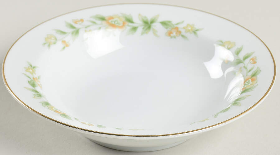 Mandarin Rim Fruit/Dessert (Sauce) Bowl by Sango-1
