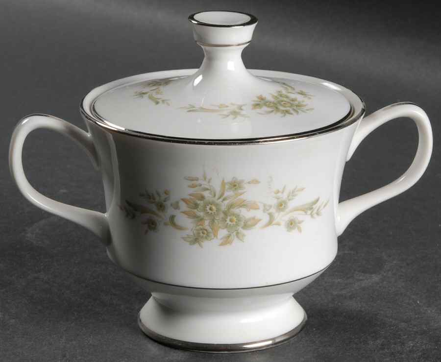 Mandarin Sugar Bowl & Lid by Sango-1