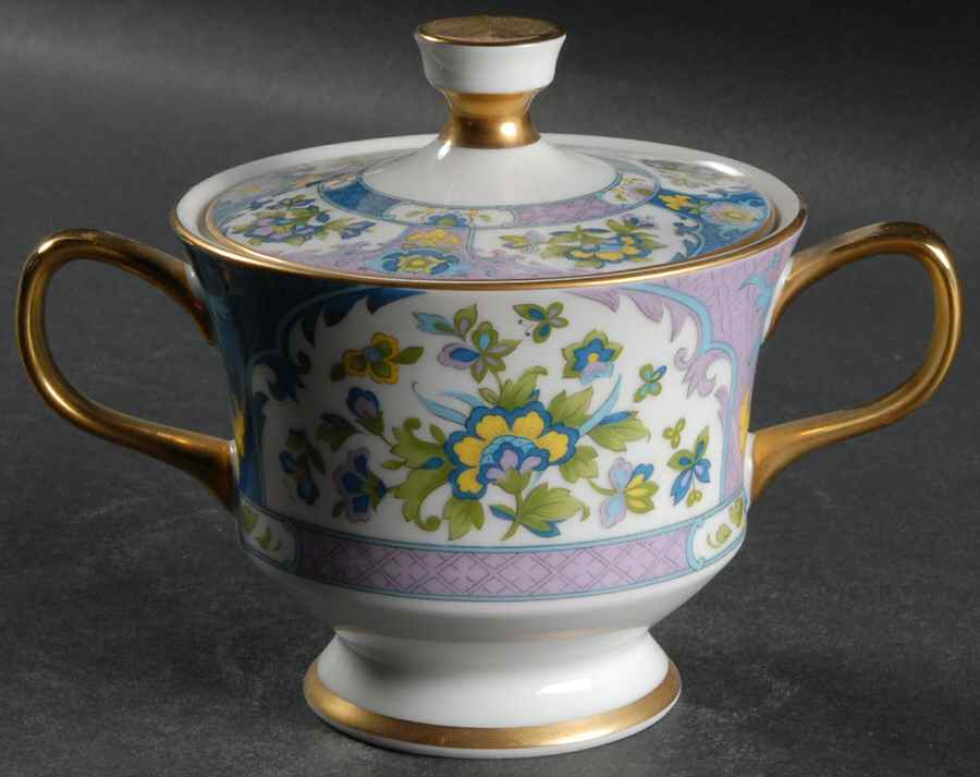 Marco Polo Sugar Bowl & Lid by Sango-1