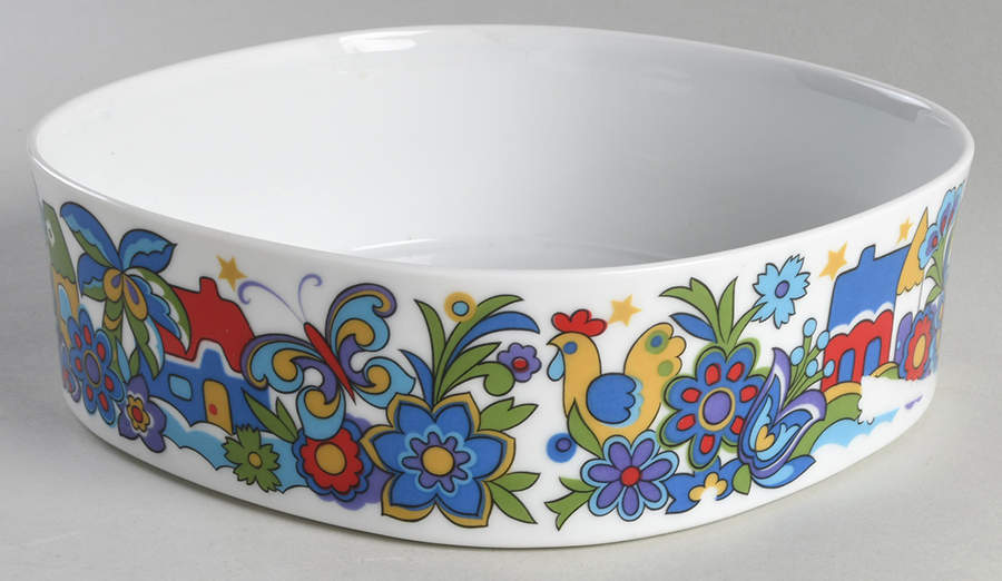 Market Place 8" Round Vegetable Bowl by Sango-1