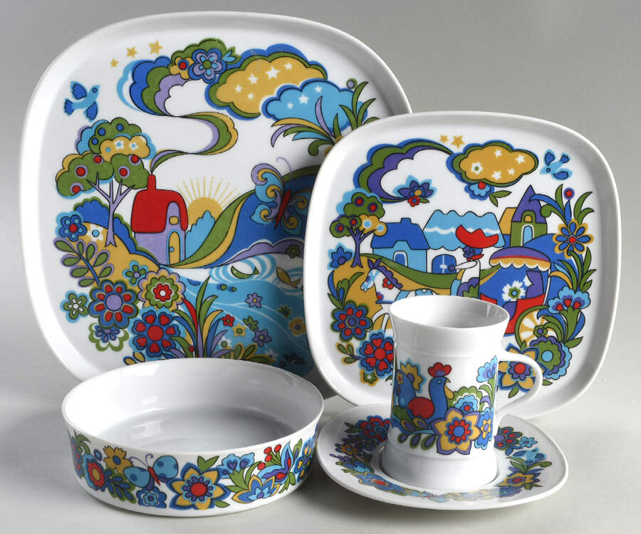 Market Place 5 Piece Place Setting by Sango-1