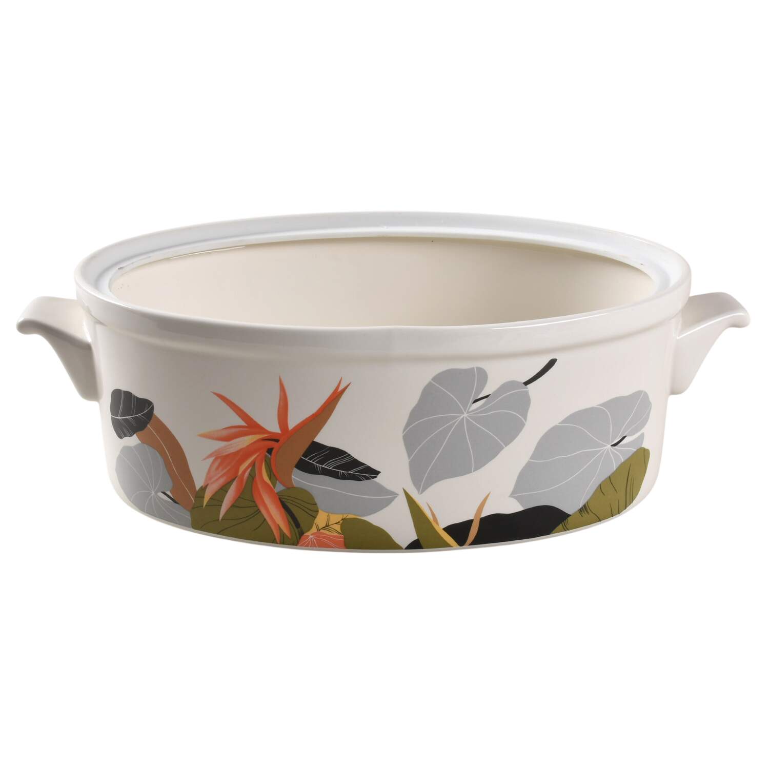 Maui 3 Qt Oval Covered Casserole No Lid by Sango-1