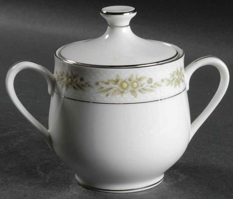 Maytime Sugar Bowl & Lid by Sango-1