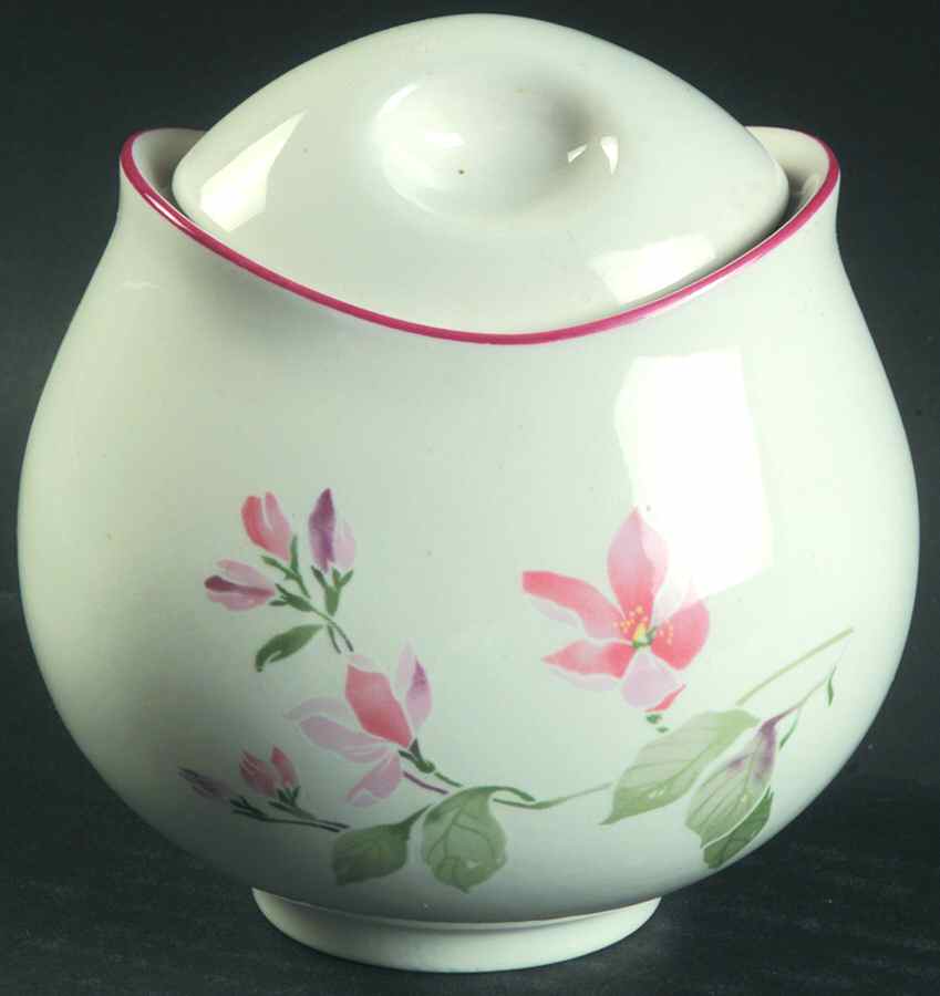 Maytime Sugar Bowl & Lid by Sango-1