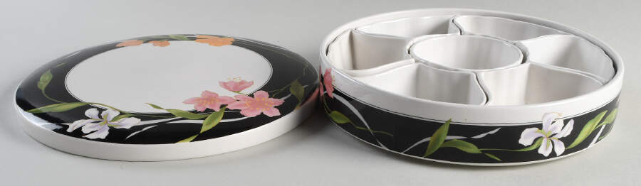 Memories Lazy Susan with Lid by Sango-1