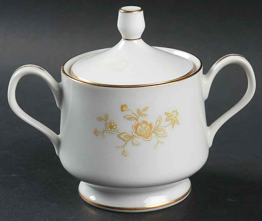 Meredith Sugar Bowl & Lid by Sango-1