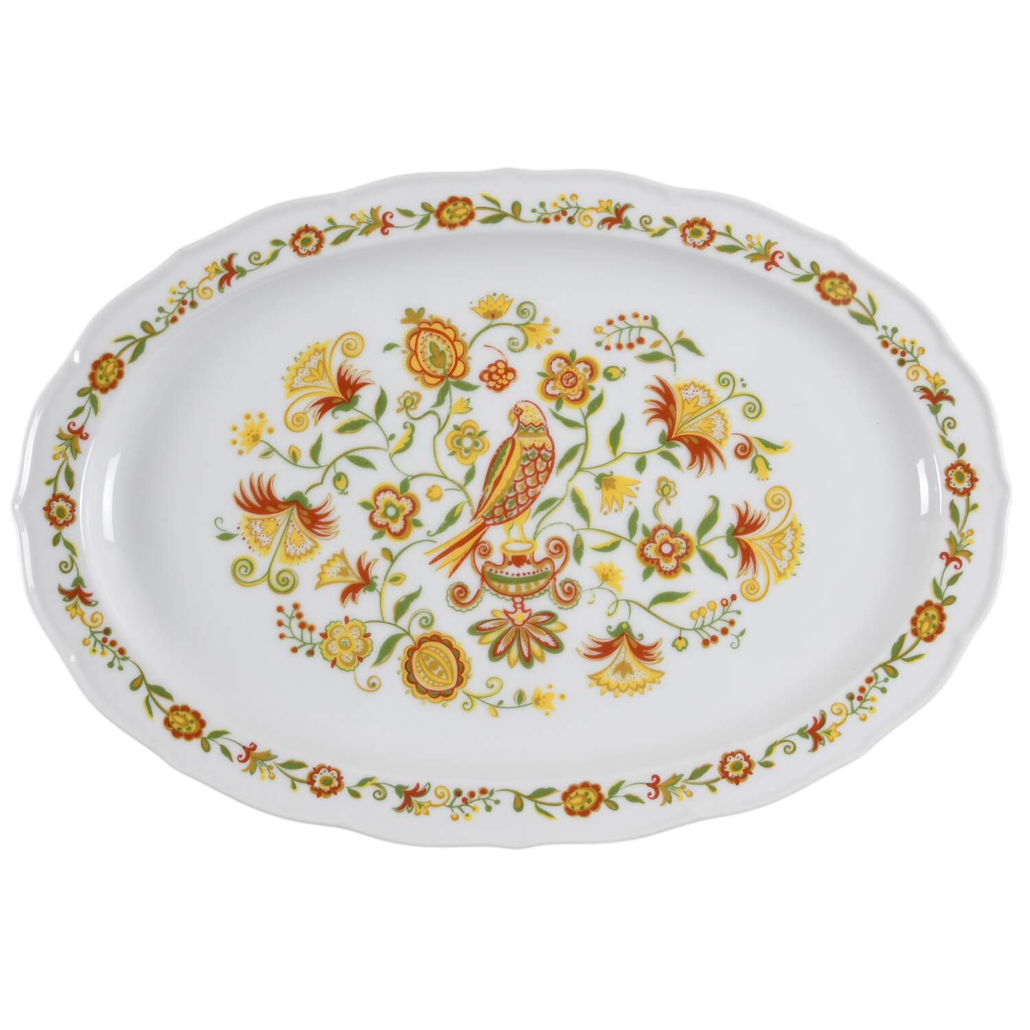 Ming Garden 14" Oval Serving Platter by Sango-1