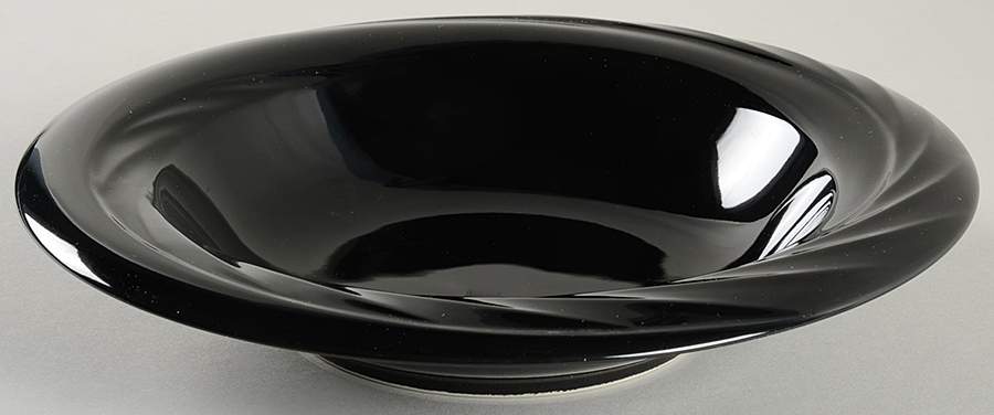 Monte Carlo Black Rim Soup Bowl by Sango-1
