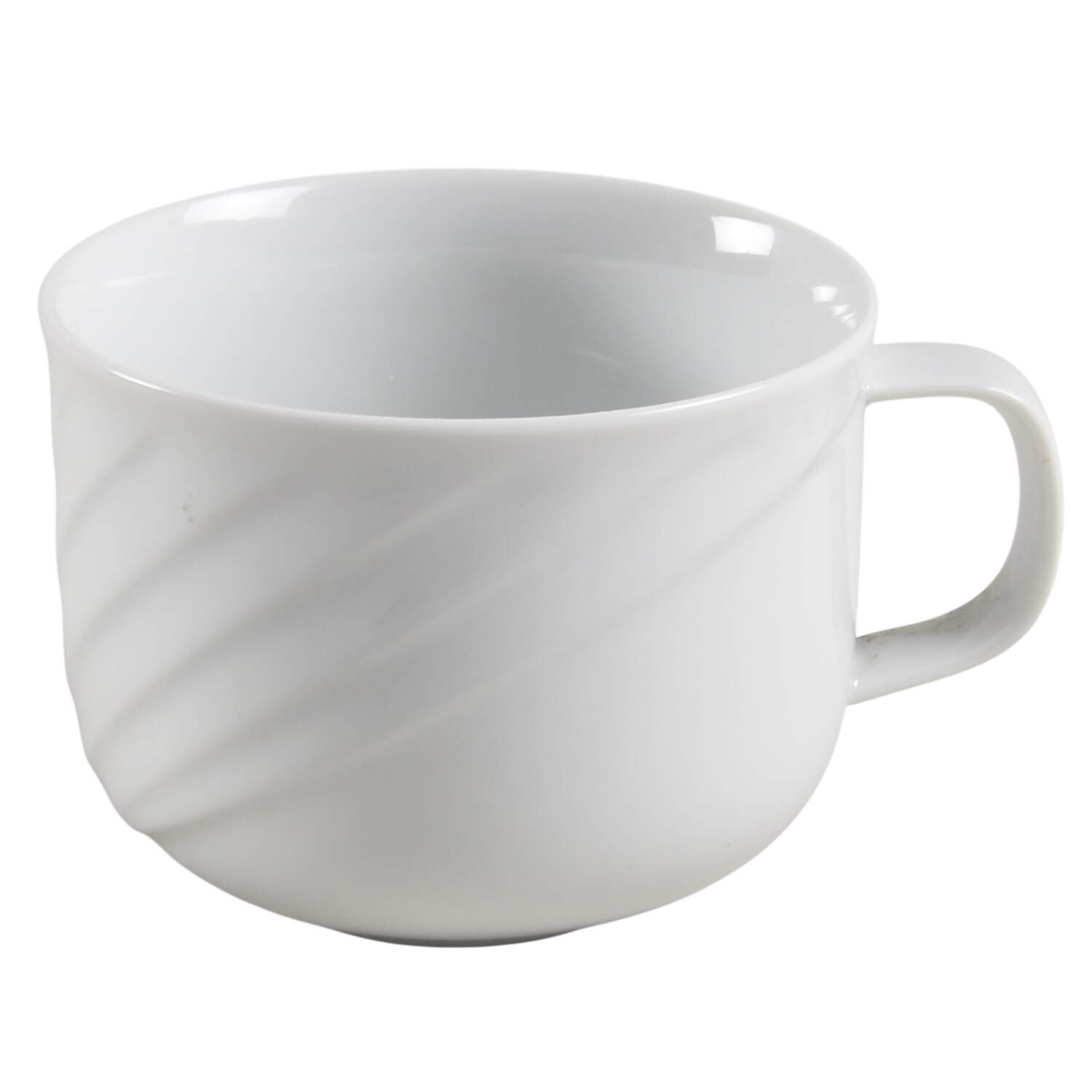Monte Carlo White Flat Cup by Sango-1
