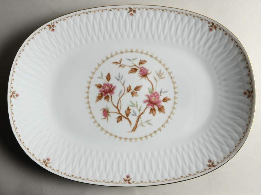 Montaigne 16" Oval Serving Platter by Sango-1