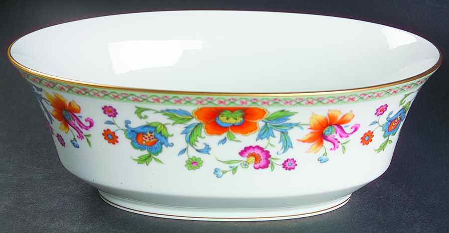 Monaco 9" Oval Vegetable Bowl by Sango-1
