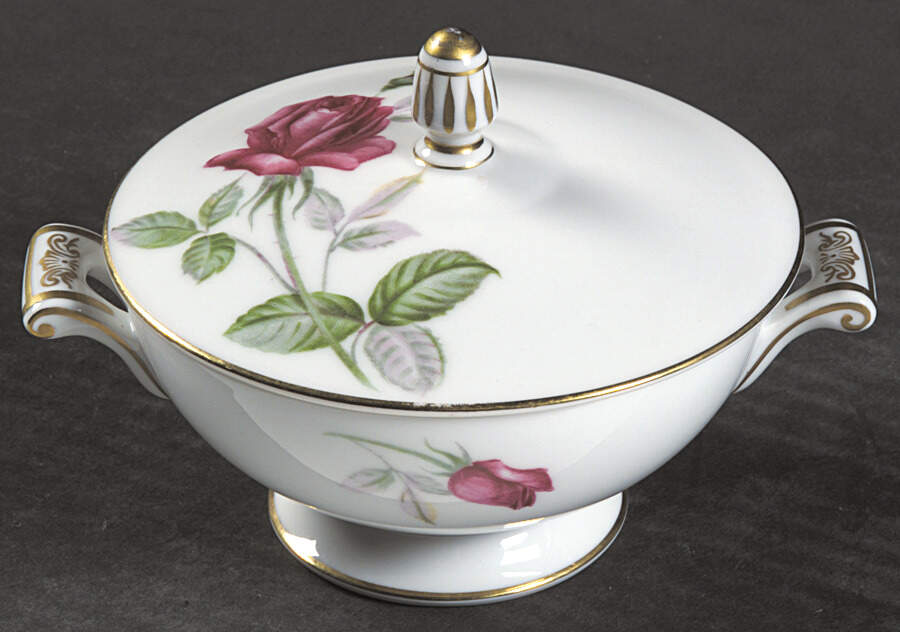 Monterey Sugar Bowl & Lid by Sango-1