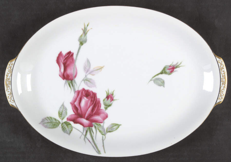 Monterey 12" Oval Serving Platter by Sango-1