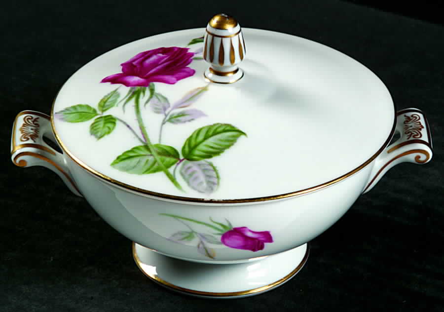 Monterey Sugar Bowl & Lid by Sango-1