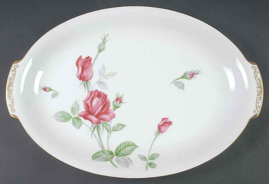 Monterey 15" Oval Serving Platter by Sango-1
