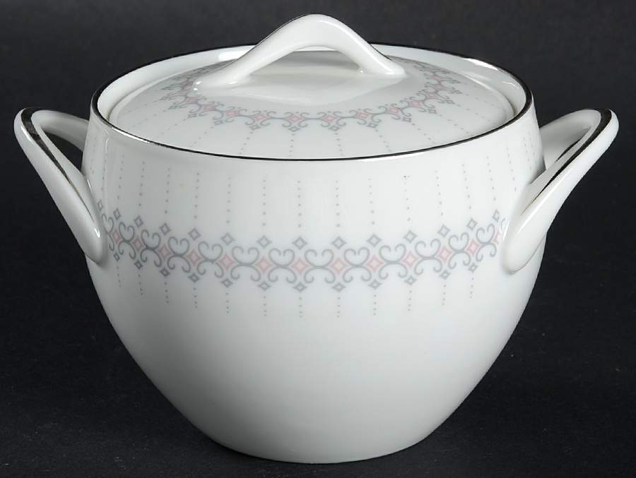 Monticello Sugar Bowl & Lid by Sango-1