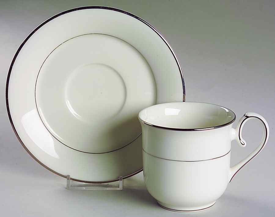 Moonbeam Flat Cup & Saucer Set by Sango-1