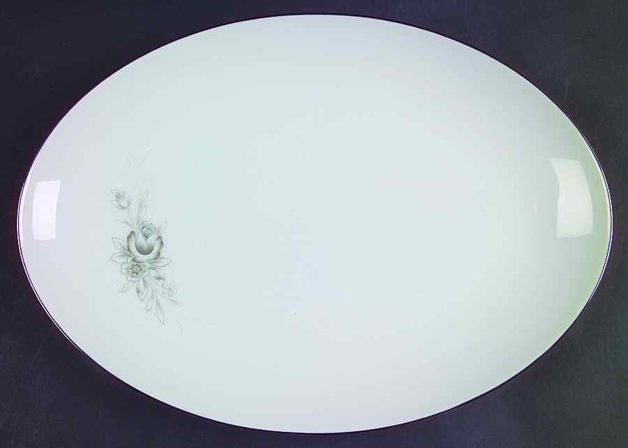 Morena 14" Oval Serving Platter by Sango-1