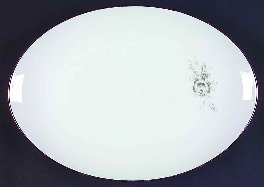 Morena 12" Oval Serving Platter by Sango-1